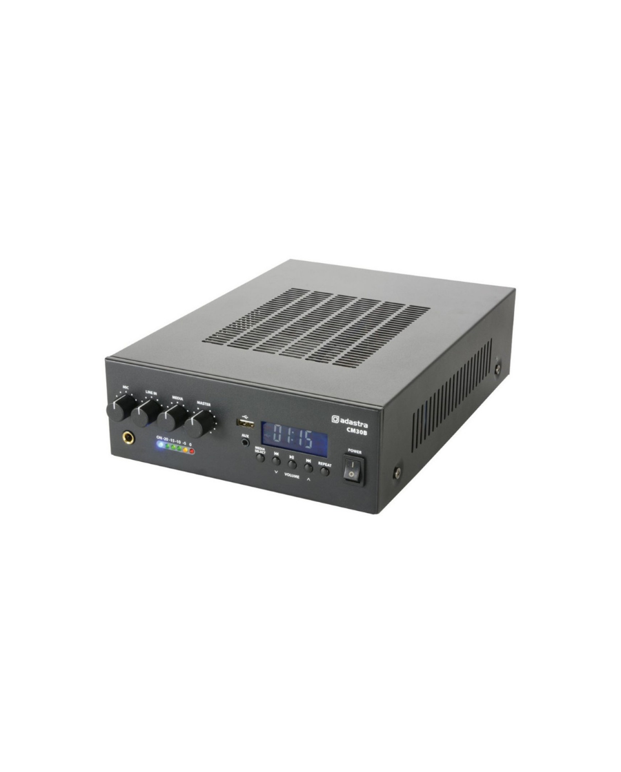 Adastra CM30B 100V/8Ω Μίκτης-Ενισχυτής Compact με USB/SD/FM & Bluetooth 30W