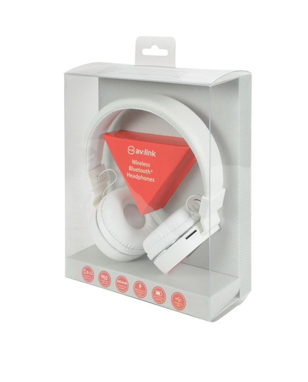 Avlink PBH10-WHT Ασύρματα Ακουστικά Bluetooth