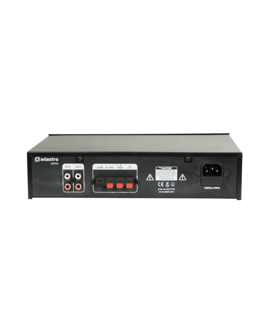 DM40 Mίκτης-Ενσχυτής με USB/FM και Bluetooth