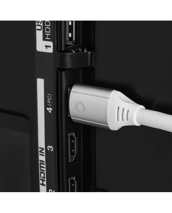 Oehlbach Black Magic MKII Καλώδιο HDMI® Yψηλής Tαχύτητας 0.75m Λευκό