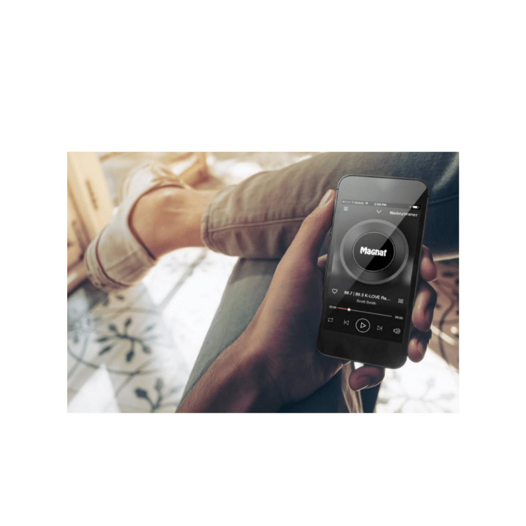 Magnat MMS 730 Streamer και Ραδιοφωνικός Δέκτης Hi-Fi (Μαύρο)
