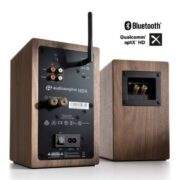 Audioengine HD4 Bluetooth Αυτοενισχυόμενα Ηχεία Βιβλιοθήκης 4” 30W RMS Walnut