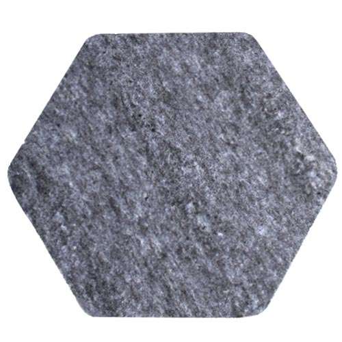Acustico ECOPLAN® Hexagon Ηχοαπορροφητικά Πάνελ 17,3 cm Γκρι (Σετ 4 Τεμαχίων)