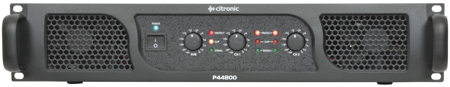 Citronic P44800 Τελικός Ενισχυτής 2 Καναλιών 2x400W+800W(Sub) RMS (Τεμάχιο)