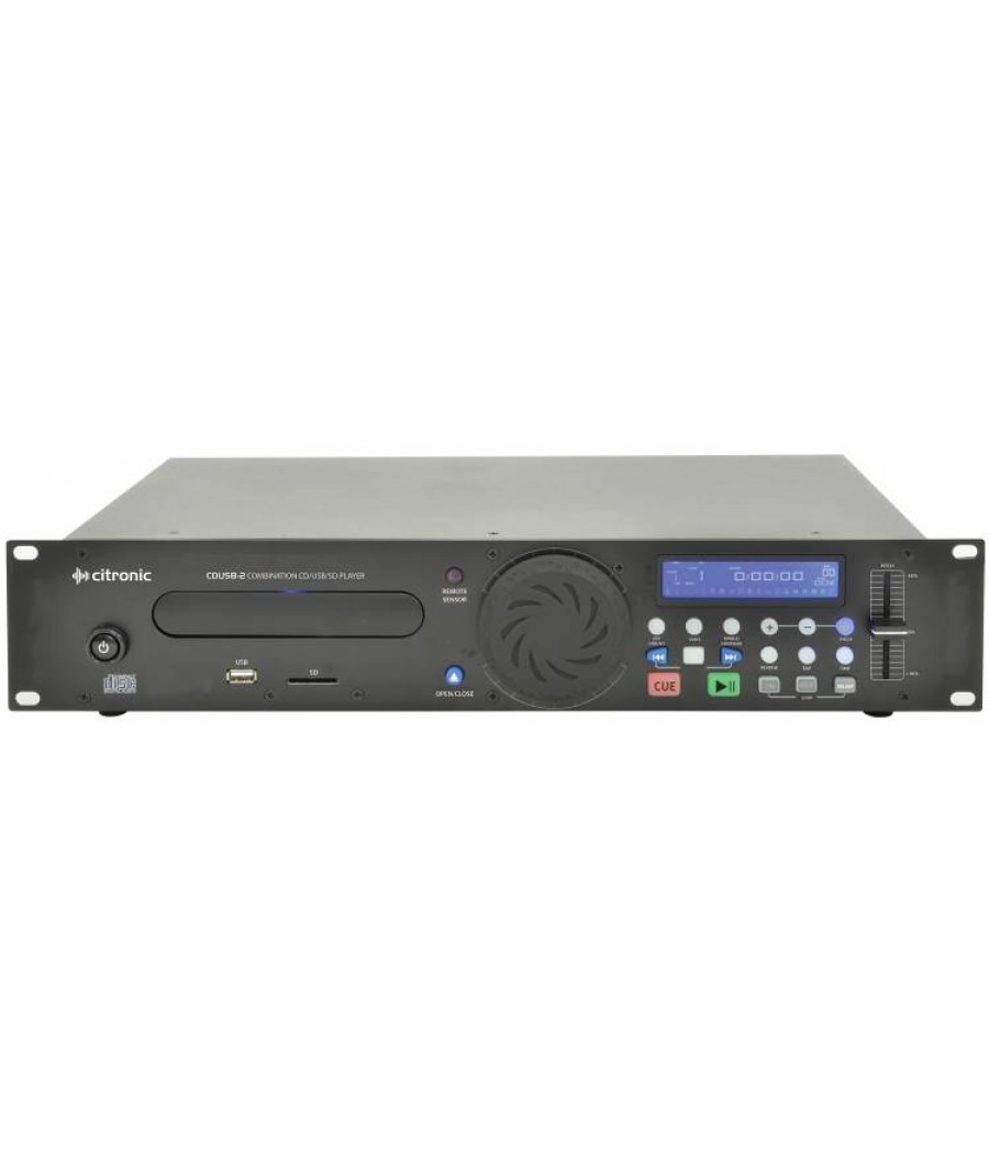 Citronic CDUSB-2 Πηγή Ήχου με CD/USB/SD Player (Τεμάχιο)