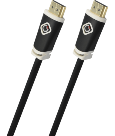Oehlbach Easy Connect HS Καλώδιο HDMI® υψηλής ταχύτητας με Ethernet 1.5 m Μαύρο (Τεμάχιο)