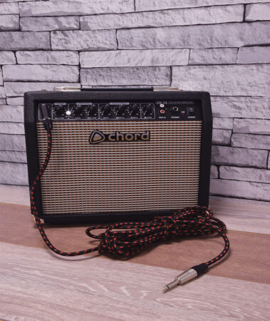 Citronic 190.396UK Πλεκτό καλώδιο κιθάρας 6,3mm ορθή γωνία Mono Jack Plug - 6,3mm Mono Jack Plug 6m (Τεμάχιο)
