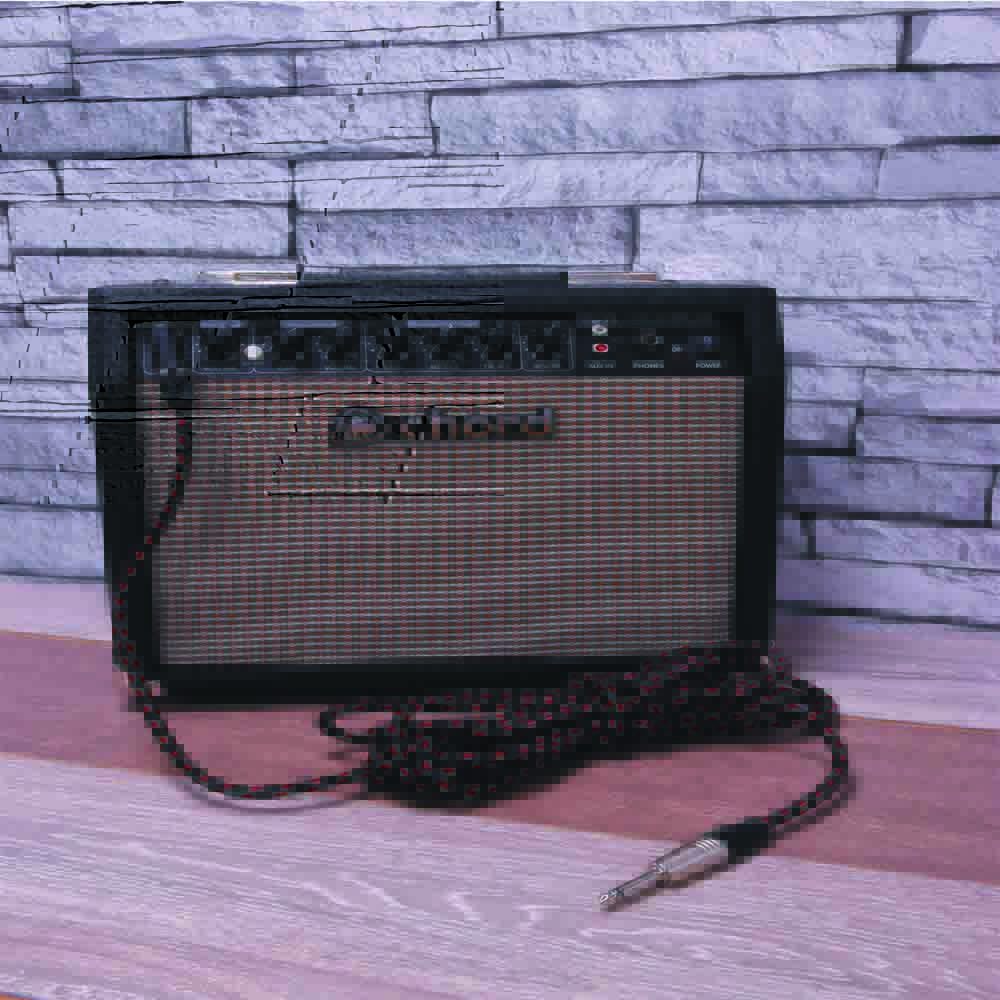 Citronic 190.396UK Πλεκτό καλώδιο κιθάρας 6,3mm ορθή γωνία Mono Jack Plug – 6,3mm Mono Jack Plug 6m (Τεμάχιο)