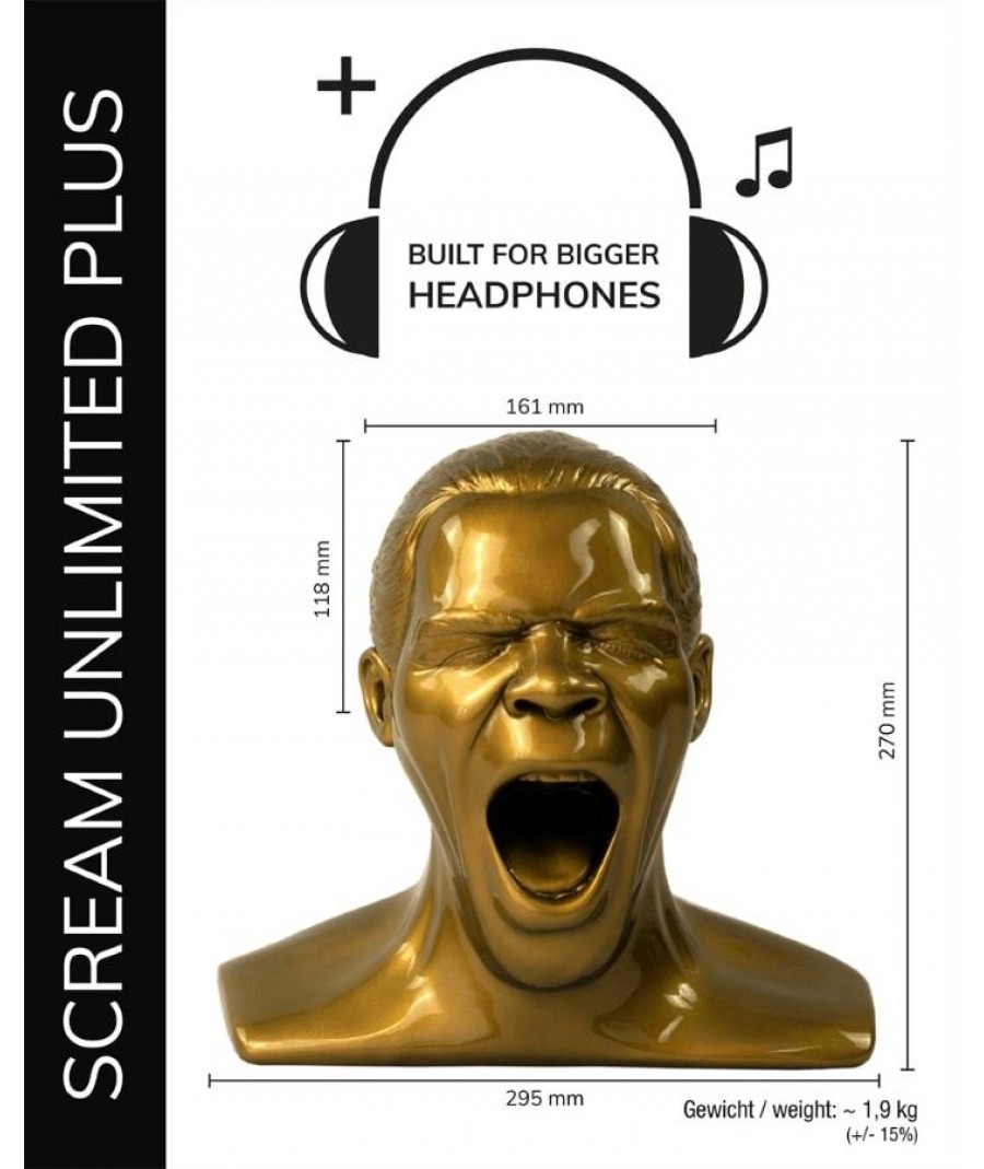 Oehlbach Scream Unlimited Plus  Χειροποίητη Βάση Ακουστικών Χρυσή (Τεμάχιο)