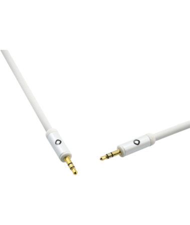 Oehlbach i-Connect J  Καλώδιο ήχου 3.5mm Jack - 3.5mm Jack 1.5m Λευκό (Τεμάχιο)
