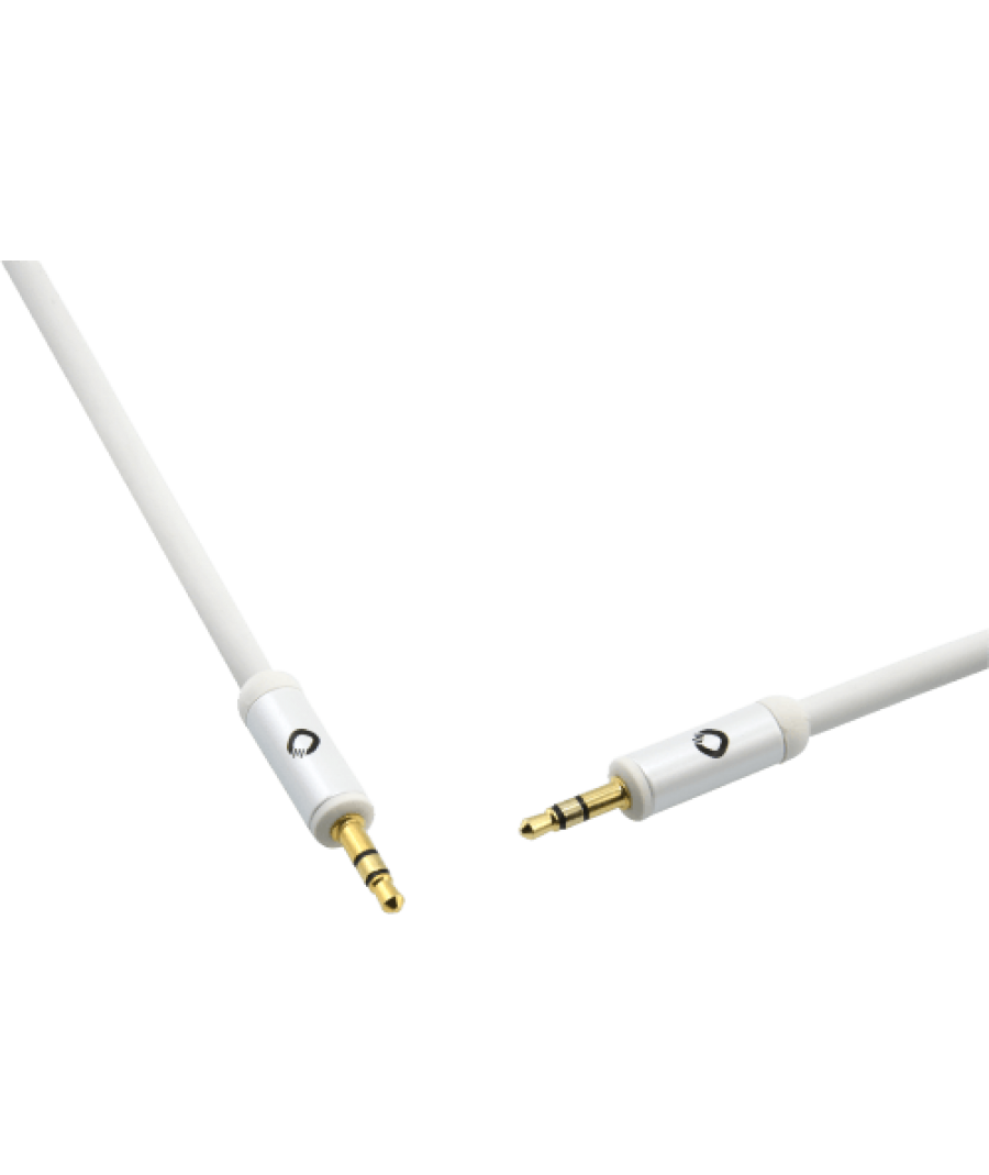Oehlbach i-Connect J  Καλώδιο ήχου 3.5mm Jack – 3.5mm Jack 1.5m Λευκό (Τεμάχιο)