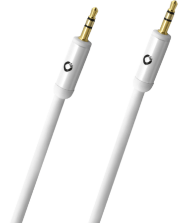 Oehlbach i-Connect J  Καλώδιο ήχου 3.5mm Jack - 3.5mm Jack 1.5m Λευκό (Τεμάχιο)