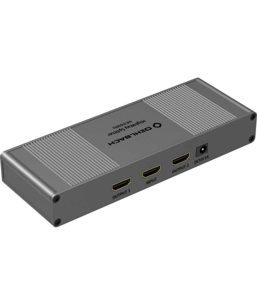 Oehlbach HighWay Splitter 4K HDMI Extender 1 IN : 2 OUT (Τεμάχιο)