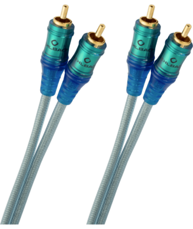 Oehlbach NF Ice Blue Καλώδιο Ήχου Interconnect 2 x RCA – 2 x RCA 2m (Τεμάχιο)