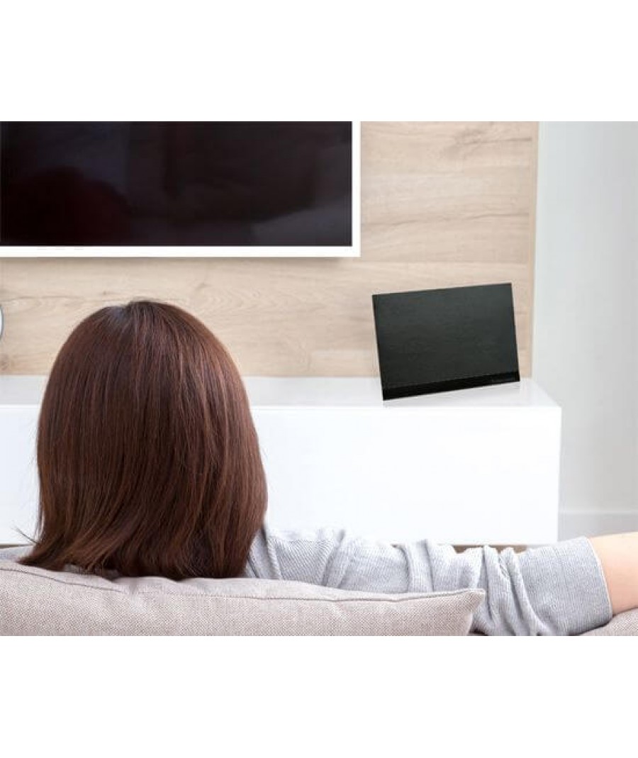Oehlbach Flat Style One Εσωτερική Κεραία Τηλεόρασης για DVB-T2 Μαύρο (Τεμάχιο)