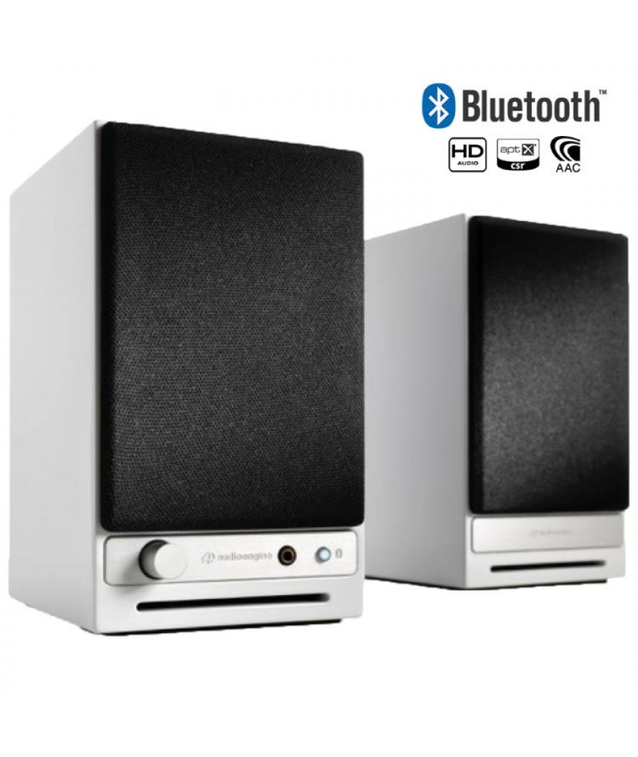 Audioengine HD3 Bluetooth Αυτοενισχυόμενα Ηχεία Βιβλιοθήκης 2.75” 15W RMS Λευκά (Ζεύγος)