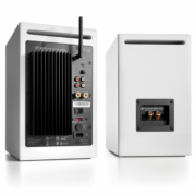 Audioengine HD6 Bluetooth Αυτοενισχυόμενα Ηχεία Βιβλιοθήκης 5.5” 50W RMS Λευκά (Ζεύγος)