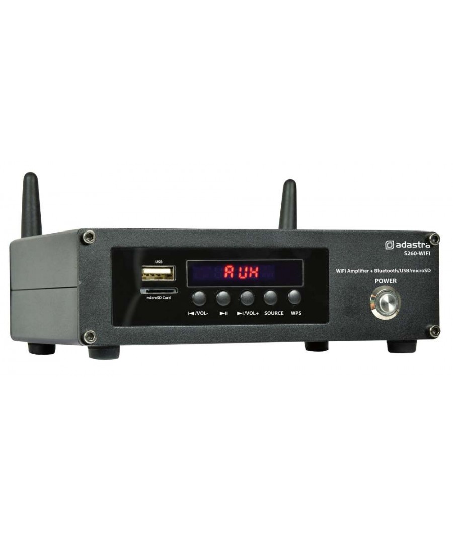 Adastra S260-WIFI Ενισχυτής Internet Streaming 2x60W RMS (Τεμάχιο)