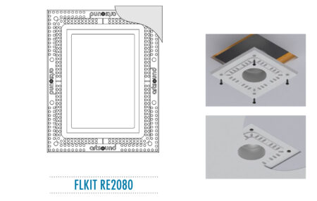 ArtSound FLKIT RE2080 Εντοιχιζόμενο Κιτ Στήριξης για το RE2080 482 x 374 x 14mm (Τεμάχιο)