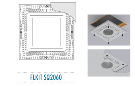 ArtSound FLKIT SQ2060 Εντοιχιζόμενο Κιτ Στήριξης για το SQ2060 350 x 350 x 14mm (Τεμάχιο)