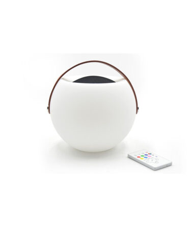 ArtSound LIGHTBALL Φορητό Ηχείο Bluetooth με φωτισμό LED και λειτουργία TWS Λευκό (Τεμάχιο)