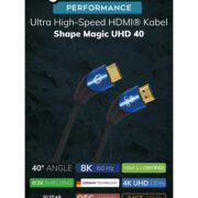 Oehlbach SHAPE MAGIC UHD 40 Καλώδιο Ultra High-Speed HDMI 2.1 1,5m Black (Τεμάχιο)