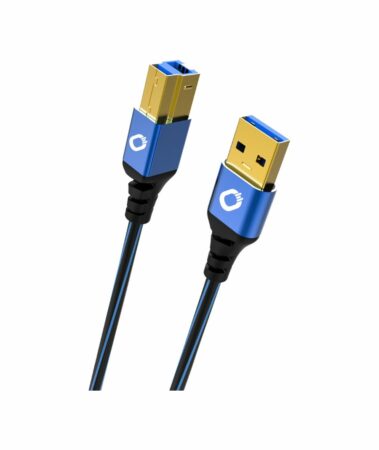 Oehlbach USB PLUS B3 Καλώδιο USB 3.0 Type A – Type B 0,5m Blue (Τεμάχιο)