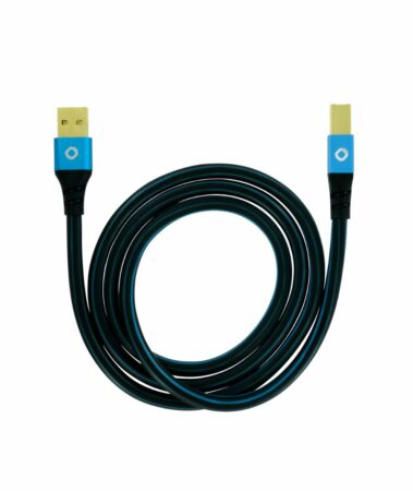 Oehlbach USB PLUS B Καλώδιο USB 2.0 type A to type B 0,5m Blue (Τεμάχιο)