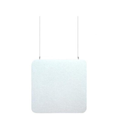 Audiodesigner ECOBAFFLE Square Ηχοαπορροφητικά Πάνελ Οροφής 100x100cm Λευκό (Σετ 4 Τεμαχίων)