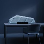 Audiodesigner Leaves Mobile Desk Ηχοαπορροφητικό Διαχωριστικό Γραφείου 45x120x3,8 cm Light/Dark Grey (Τεμάχιο)