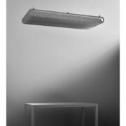 Audiodesigner Silentum Hanging with break Ηχοαπορροφητικά Πάνελ Οροφής 14,5x180x4,5 cm Light Grey (Σετ 5 Τεμαχίων)