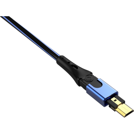 Oehlbach USB Plus Micro USB 2.0 cable type A to type Micro-B 1 m Blue