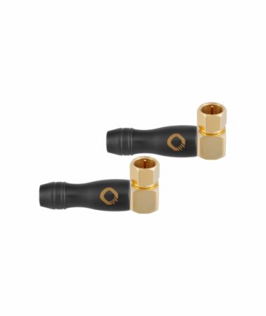Oehlbach Transmission Shift F High quality F-connector male/male angled (2 Τεμάχια)