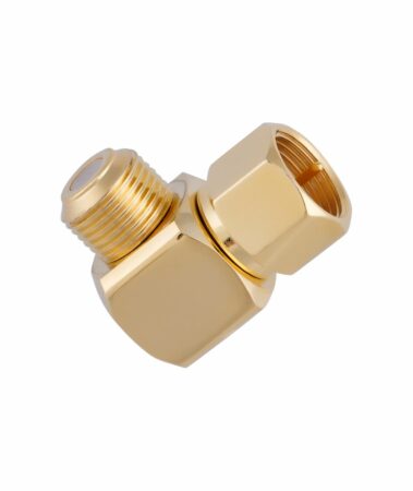 Oehlbach Transmission Shift F High quality F-connector male/male angled (2 Τεμάχια)