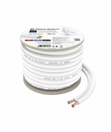 Oehlbach Speaker Wire SP-40 Καλώδιο Ηχείων 10m Λευκό (Τεμάχιο)